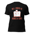 Books & Cats Unisex T-Shirt