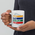 Black Excellence White Glossy Mug