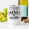 Love & Wine Tumbler